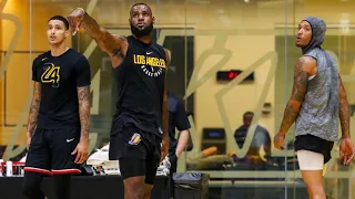 New LeBron James Lakers Workout