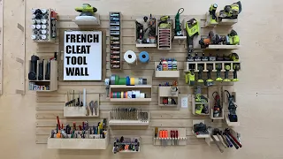 Ultimate French Cleat Tool Wall