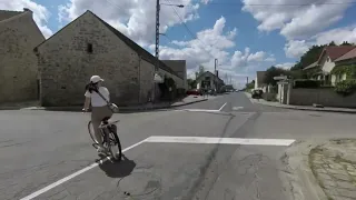 Biking from Barbizon to Fontainebleau - France