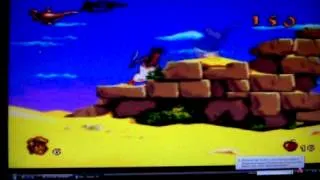 16 Bit Sega Genesis Games Aladdin Desert Stage Gameplay