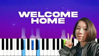 Welcome Home - Derivakat  (Piano Tutorial)