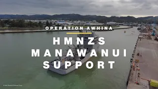 Royal New Zealand Navy: HMNZS Manawanui support (Cyclone Gabrielle)