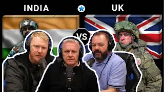 India vs UK Military Power Comparison 2022 REACTION | OFFICE BLOKES REACT!!