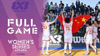 China vs Egypt | FINAL | Full Game | FIBA 3x3 Women's Series Astara Stop 2023