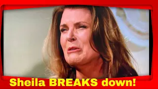 Sheila breaks down with guilt! The Bold and the Beautiful recap today 4/11/22 #boldandbeautiful