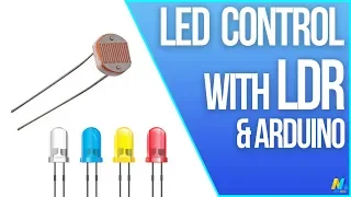LED Control with LDR (Photoresistor) and Arduino