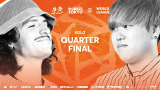 RIVER' 🇫🇷 🇨🇴 vs momimaru 🇯🇵 | GRAND BEATBOX BATTLE 2023: WORLD LEAGUE | Solo Quarter Final