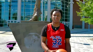 #AjaWilsonElite - 2023 - Wing -  Maliyiah Mason - Aja Wilson Statue Interview - #CGHR #SCBallers