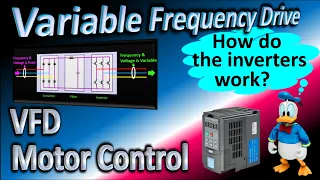 How Variable Frequency Drive Inverter works / VFD Motor Control Explained