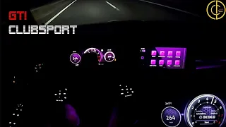 VW Golf 8 GTI Clubsport TOP SPEED Autobahn Run | POV | 264 km/h