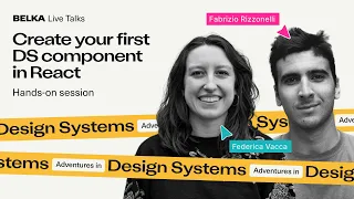 Belka Live Talk #7 — Create your first design system component in React