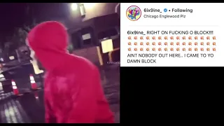 Tekashi69 Pulls Up To Chief Keef's Neighborhood 'O Block' In Chicago