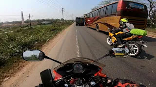 GSXR 150 2019 vs Thai CBR 150R 2016 || Highway Battle || Top Speed || Part 2