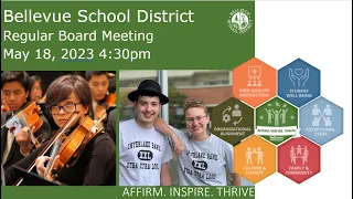 Bellevue School District 405 Regular Board Meeting Meeting May 18