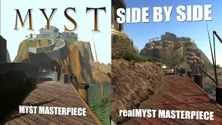 Myst Vs. realMyst: Side By Side Comparison Masterpiece Editions With Crispy Jeb.