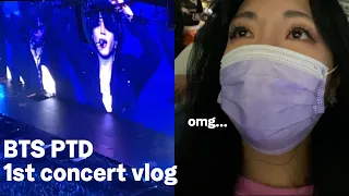 Korean Army Goes To BTS Permission To Dance 1st Concert in LA!! vlog