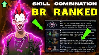 [BR ranked] skill combination 2023 | Best character combination in free fire