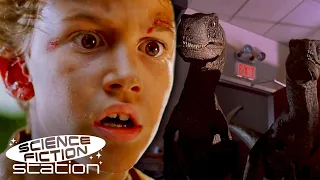 Raptors In The Kitchen | Jurassic Park (1993) | Science Fiction Station