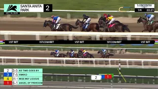 Himiko wins Race 2 on Sunday, October 18, 2020 at Santa Anita Park.