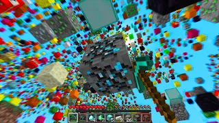 Minecraft but random blocks fall from the sky..