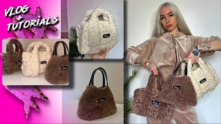 Вяжу стильные сумки крючком | MINI TOTE BAG CROCHET