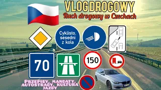 Ruch drogowy w Czechach. Przepisy, mandaty i kary, autostrady, kultura jazdy. VLOG DROGOWY