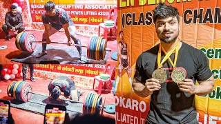 THE MOST IMPORTANT POWERLIFTING COMPETITION OF MY LIFE - 300 KG DEADLIFT ON STAGE UDA DIYA 🥇