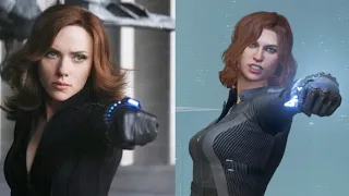 Recreating Black Widow MCU Moves | Marvel's Avengers Game