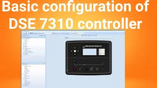How to do basic configuration of deep sea controller DSE 7310 modules