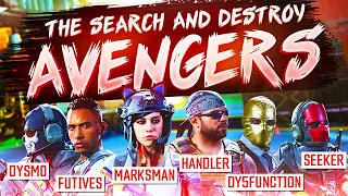 The Search and Destroy Avengers - Marksman, Dysmo, Futives, Handler, Dy5function & Seek