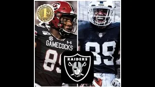 Bryan. Edwards first NFL catch. Las Vegas Raiders history. Gamecocks