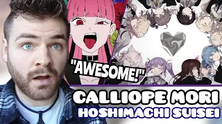 Reacting to Mori Calliope "OVERKILL" | Hoshimachi Suisei "Unknown Mother Goose" | HOLOLIVE REACTION!