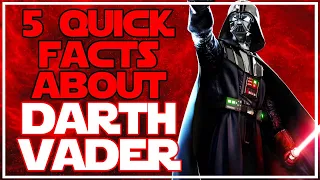 5 Quick Canon FACTS about the SITH LORD-DARTH VADER | Star Wars Canon Explained | #Shorts