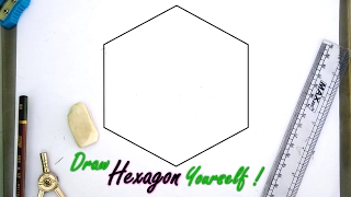 how to draw Hexagon shape.