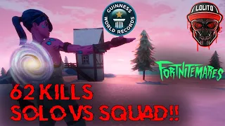 💀¡NUEVO RECORD MUNDIAL SOLO VS SQUADS - 62 KILLS WIN! 💀 ~ FORTNITE 2 HALLOWEEN