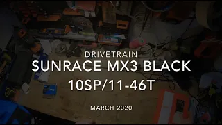 SunRace MX3 Black 10SP/11-46T - Drivetrain (RD-M6000-SGS)