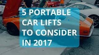 5 Portable Car Lifts to Retire the Jack and Stands