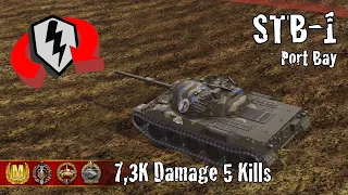 STB-1  |  7,3K Damage 5 Kills  |  WoT Blitz Replays