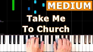 Hozier - Take Me To Church - MEDIUM Piano Tutorial - [Sheet Music]