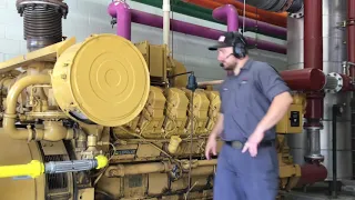 Caterpillar G3516 Generator Set- Relaxing Sounds to put you to sleep