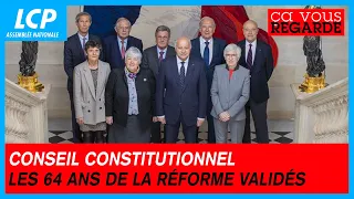 Conseil constitutionnel: les 64 ans de la réforme des retraites validés -Ça vous regarde -14/04/2023