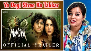 MUNJYA - Official Trailer | Sharvari | Abhay Verma | Dinesh Vijan | REACTION | SWEET CHILLIZ |