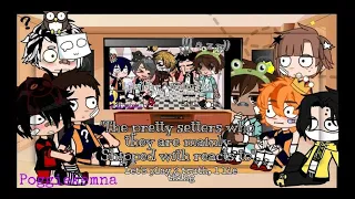 who are mainly shipped with the setters reacts to "lets play 2truth,1lie" 💀🤚🏽//haikyuu