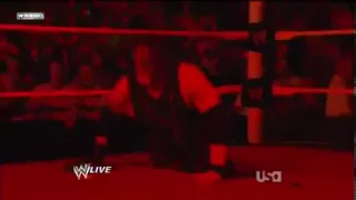 WWE MNR Super Show 01/02/12 - Kane attacks John Cena & Zack Ryder (HQ)