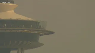 Seattle tourists greeted with hazy hello