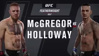 Max Holloway vs Conor McGregor UFC 2 Knockout!