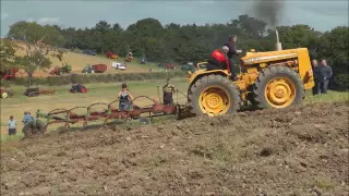 Big Muir Hill tractor struggling up steep hill