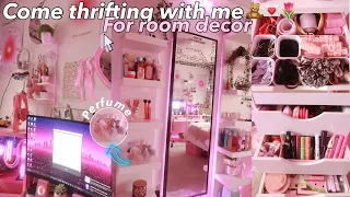 come thrifting with me for room decor | organizing my makeup 💌🌿🌷🧷🧸