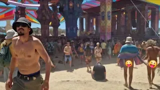 Walking Around The Dance Temple Listening to Astrix/Ace Ventura/Alpha Portal at Boom Festival 2022