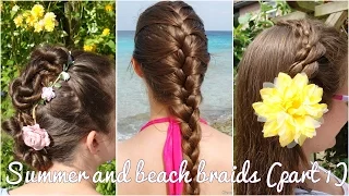 Fun ideas for DIY summer and beach hairstyles - part 1
